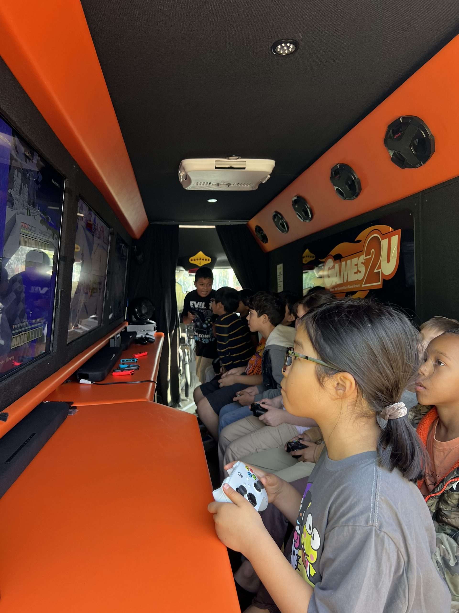 Our Los Angeles Video Game Truck Trailer Theater Gaming Bus